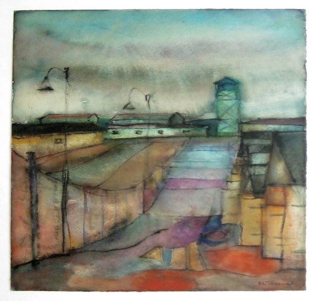 campo di concentramento dipinto di Nando Toso  http://nandotoso.it/